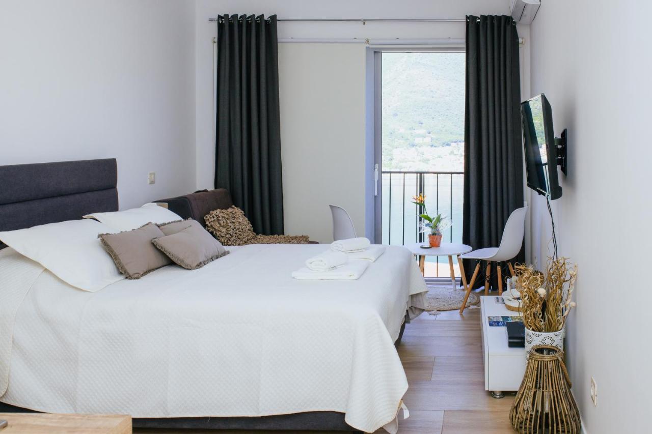 Brand New Studio With Panorama View Kotor Kültér fotó